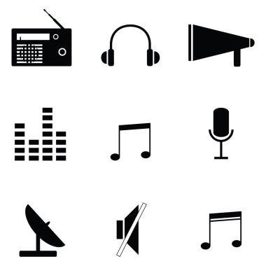 radyo Icon set