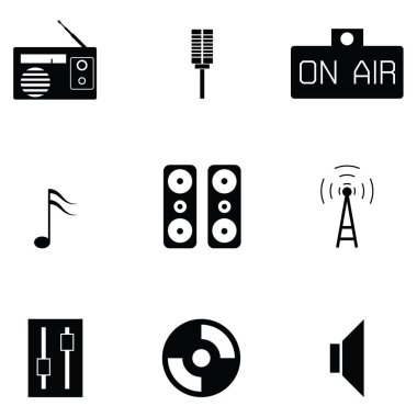 radyo Icon set