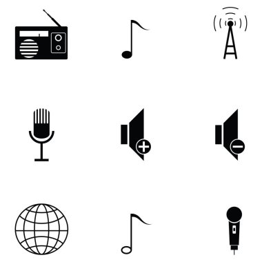 radyo Icon set