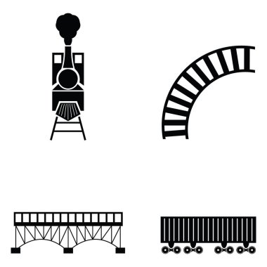 Demiryolu Icon set