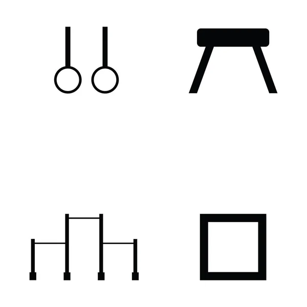 Das Turnsymbolset — Stockvektor