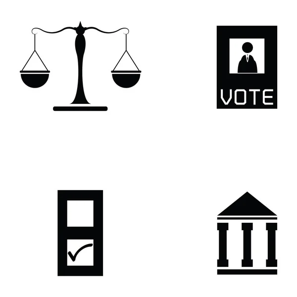 De pictogrammenset voor de stemming — Stockvector