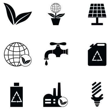 Ekoloji Icon set