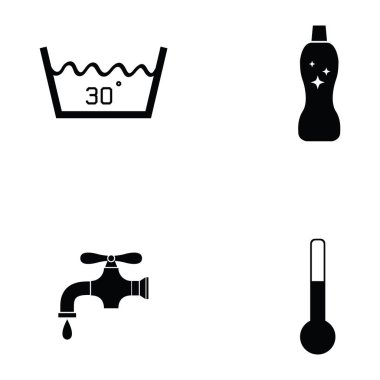 Çamaşırhane Icon set