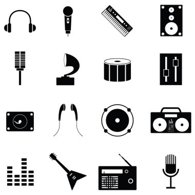 müzikal Icon set