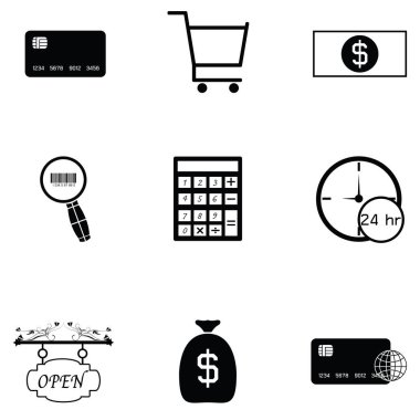 alışveriş Icon set