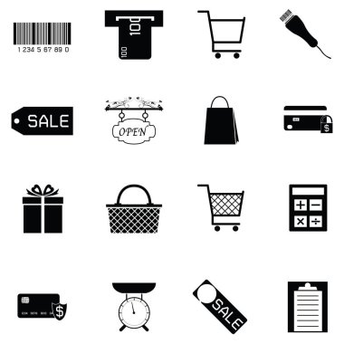 süpermarket Icon set