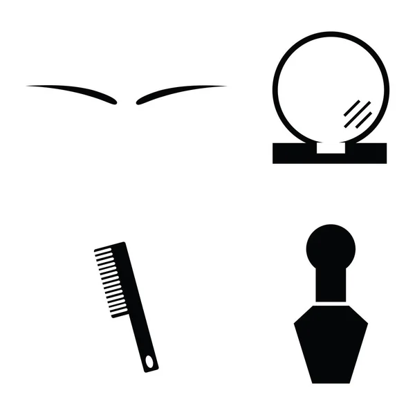 Das Beauty-Icon-Set — Stockvektor