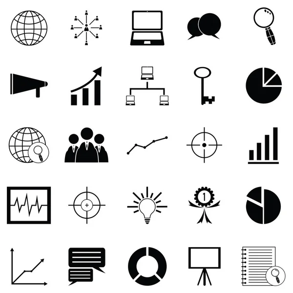 Conjunto de iconos de marketing — Vector de stock