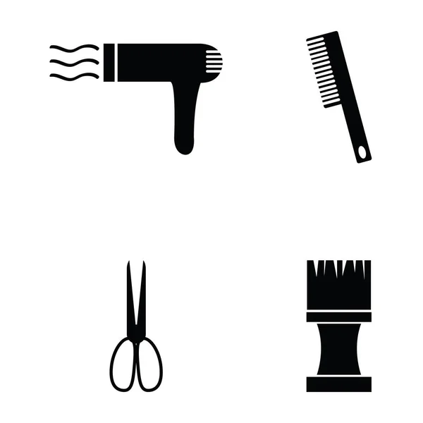 The salon icon set — Stock Vector