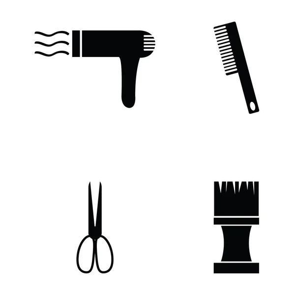 Das Salon-Icon-Set — Stockvektor