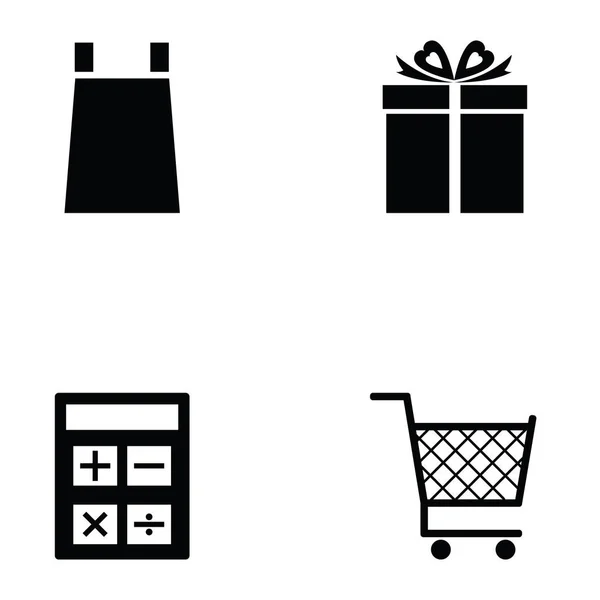 O conjunto de ícones de supermercado — Vetor de Stock