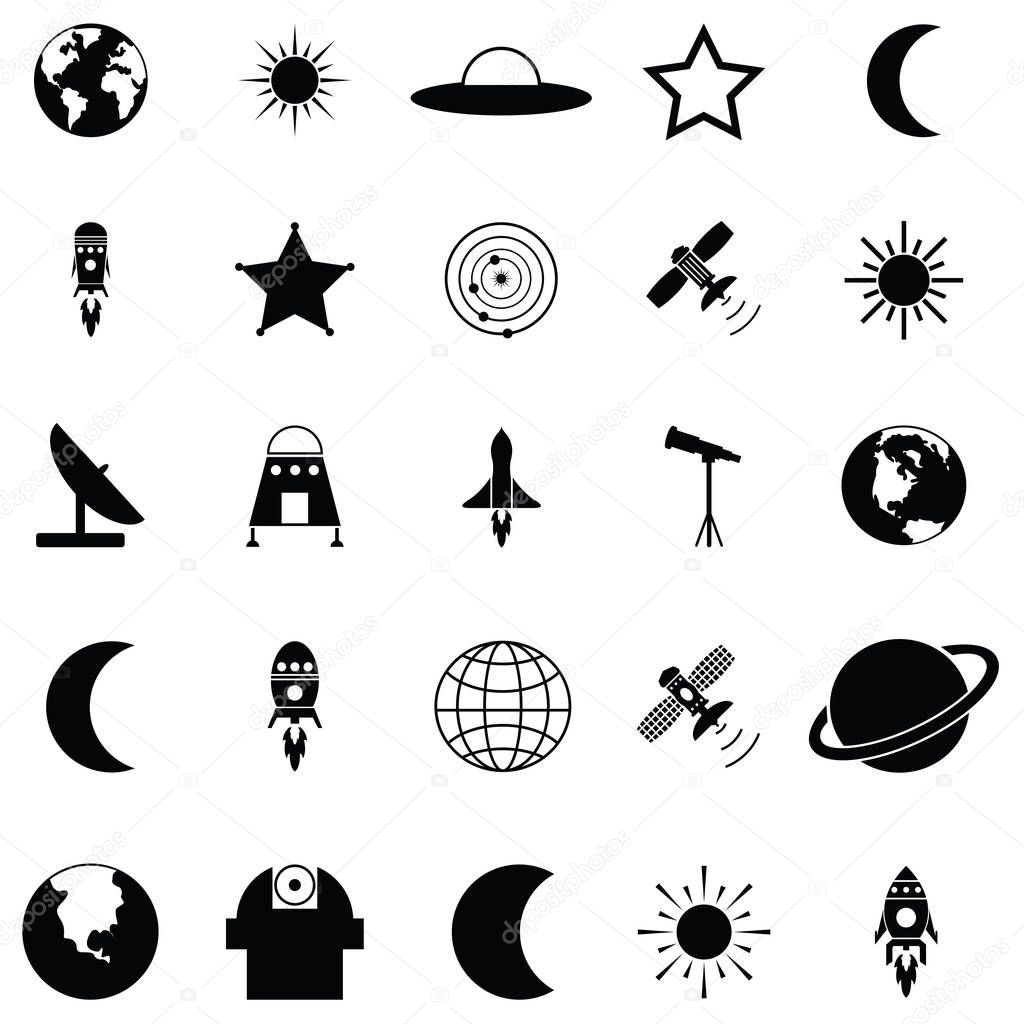 the space icon set
