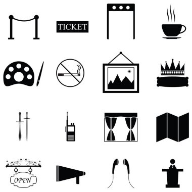 Müze Icon set