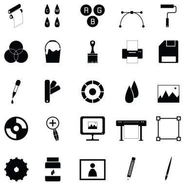 Yazdırma Icon set