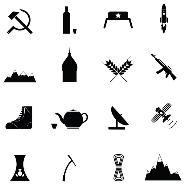 Den ryska ikonuppsättningen — Stock vektor