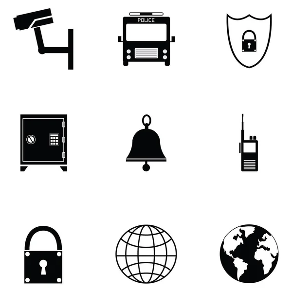 El conjunto del icono de seguridad — Vector de stock