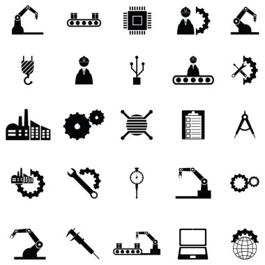 Mühendislik Icon set