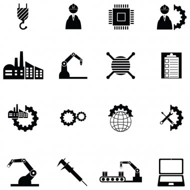 Mühendislik Icon set