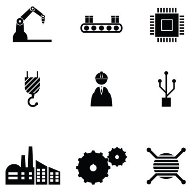 Mühendislik Icon set