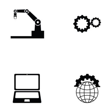 Mühendislik Icon set