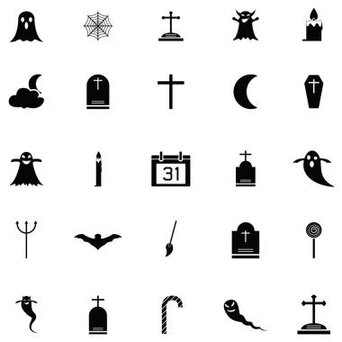 Cadılar Bayramı Icon set