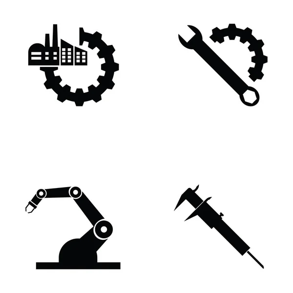 O conjunto de ícone de engenharia —  Vetores de Stock