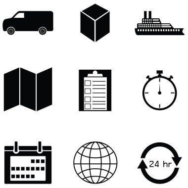 Lojistik Icons set