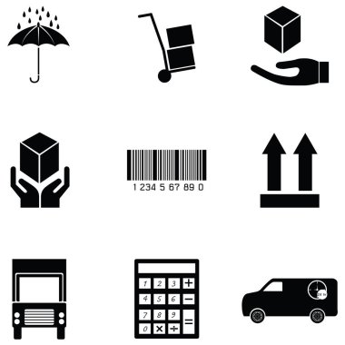 Lojistik Icons set