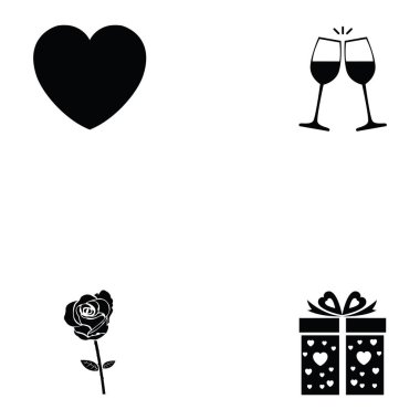 Sevgililer günü Icon set