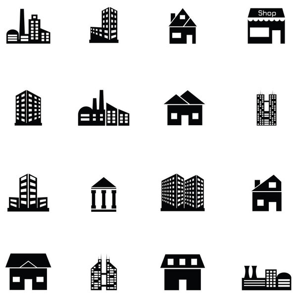 the building icon set