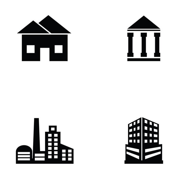 the building icon set