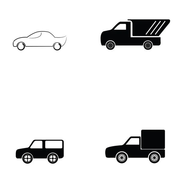 Набор иконок автомобиля — стоковый вектор