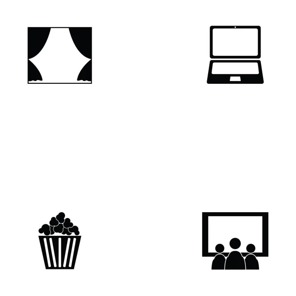 Das Unterhaltungs-Icon Set — Stockvektor