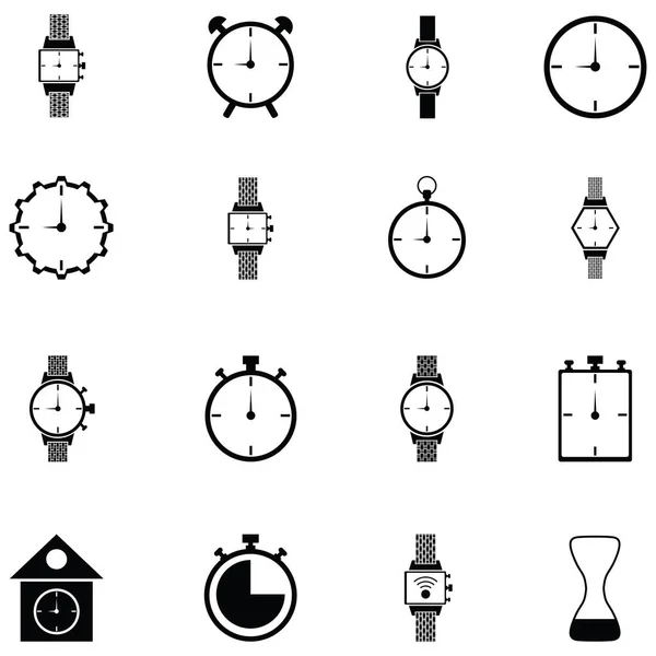 Το σύνολο εικονιδίων ρολόι — Διανυσματικό Αρχείο
