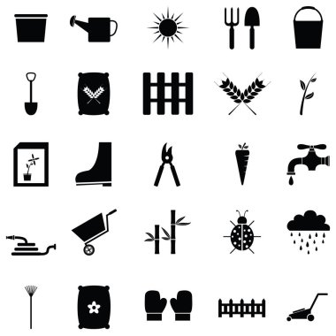 Bahçe Icon set