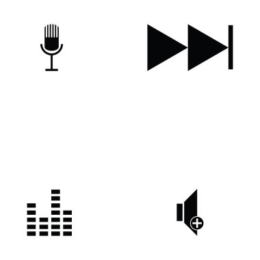 Media player Icon set