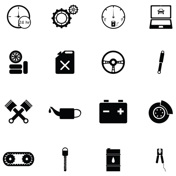 Auto service pictogram set — Stockvector