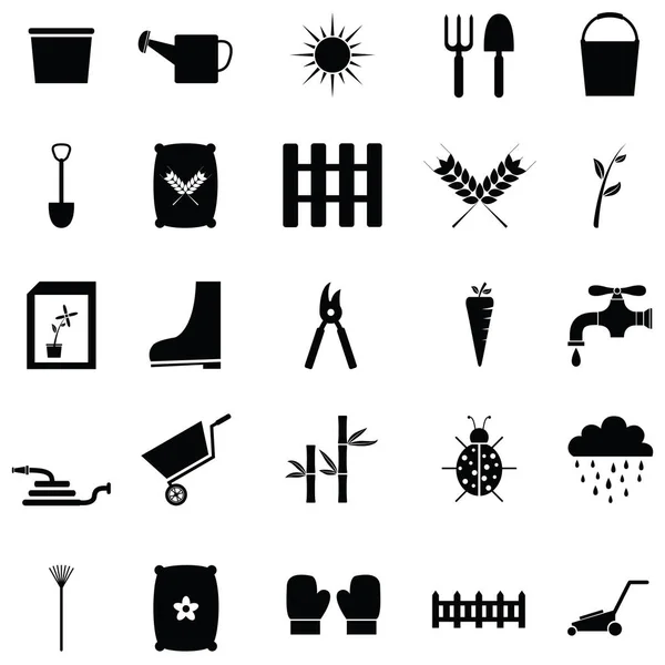 Bahçe Icon set — Stok Vektör