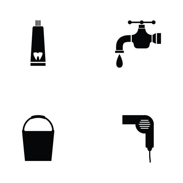 Zestaw ikon higieny — Wektor stockowy