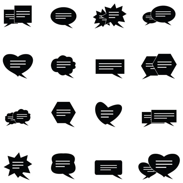 Iletileri Icon set — Stok Vektör