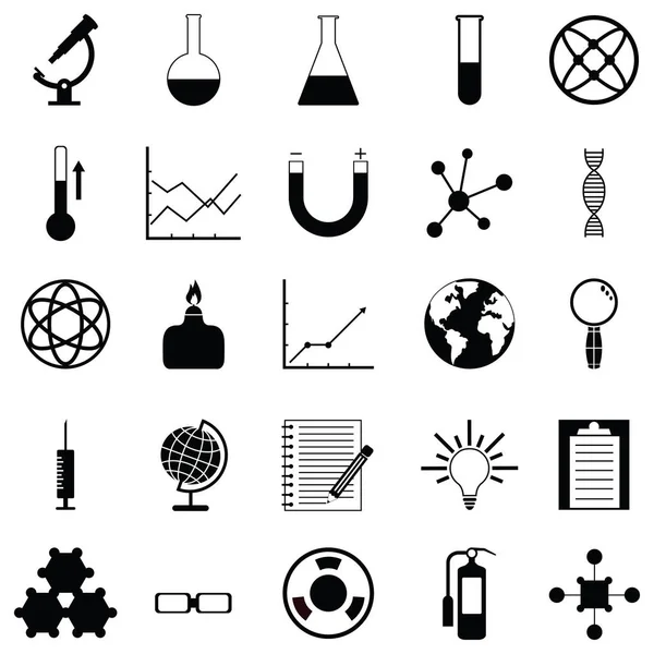 Das Labor-Icon-Set — Stockvektor