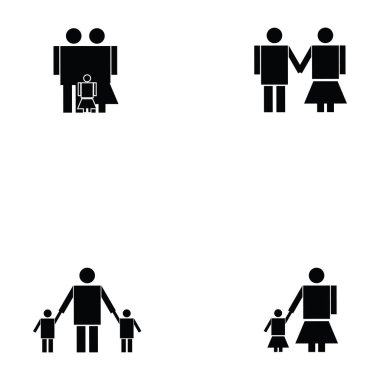 aile simgesi seti
