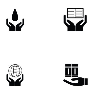 ve simge seti korumak vermek