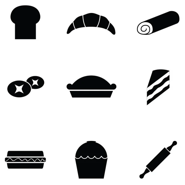 Bread icon set — Stock Vector