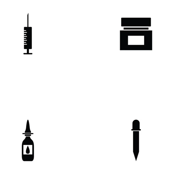 Conjunto de iconos de farmacia — Archivo Imágenes Vectoriales