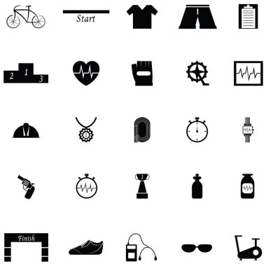 Bisiklet Icon set