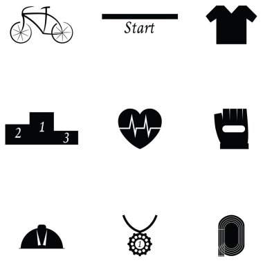 Bisiklet Icon set