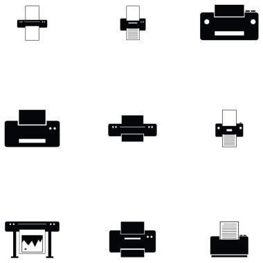 Yazdırma Icon set