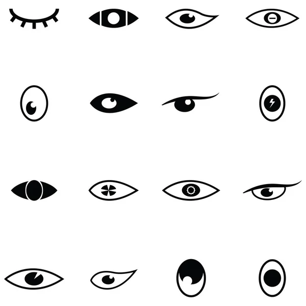Conjunto de ícone de olho —  Vetores de Stock